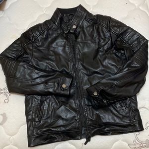 George leather black jacket in Medium size